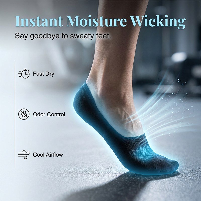 Gluschwein - Ultra-Low Cut Cooling Liner Socks for Women