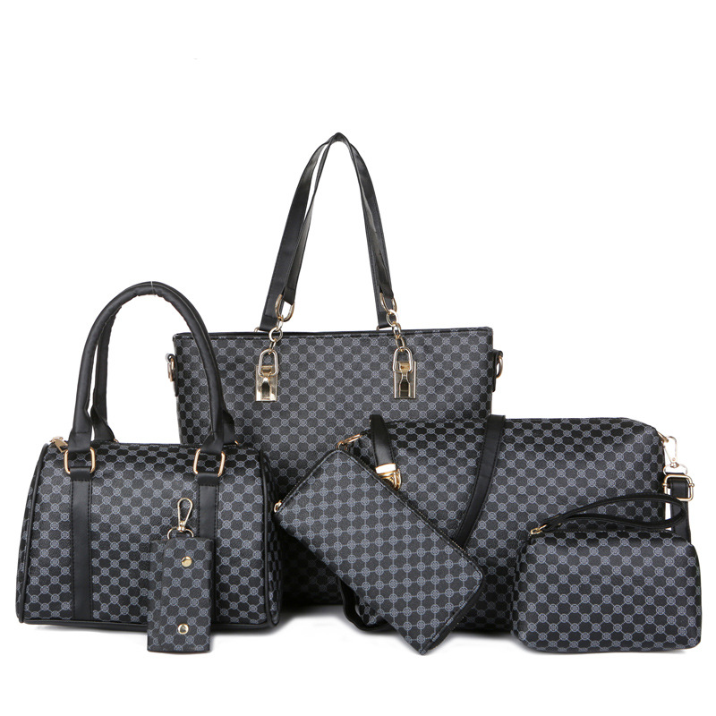🔥40 % RABATT👜 6-teiliges Taschenset | ✨ Hochwertiges PU-Leder · Klassisch, strapazierfähig und pflegeleicht🎒