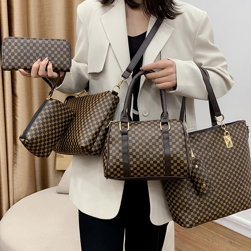 🔥40 % RABATT👜 6-teiliges Taschenset | ✨ Hochwertiges PU-Leder · Klassisch, strapazierfähig und pflegeleicht🎒