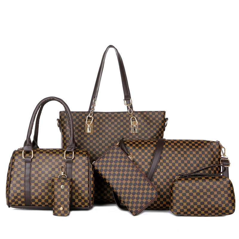 🔥40 % RABATT👜 6-teiliges Taschenset | ✨ Hochwertiges PU-Leder · Klassisch, strapazierfähig und pflegeleicht🎒