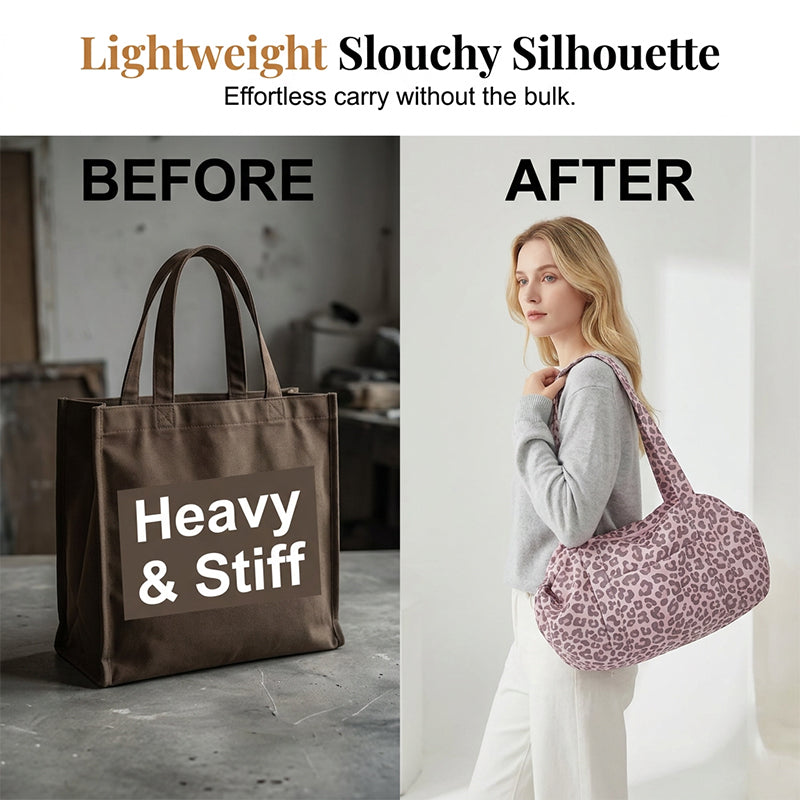 Leopard Print Tote Bag for Women