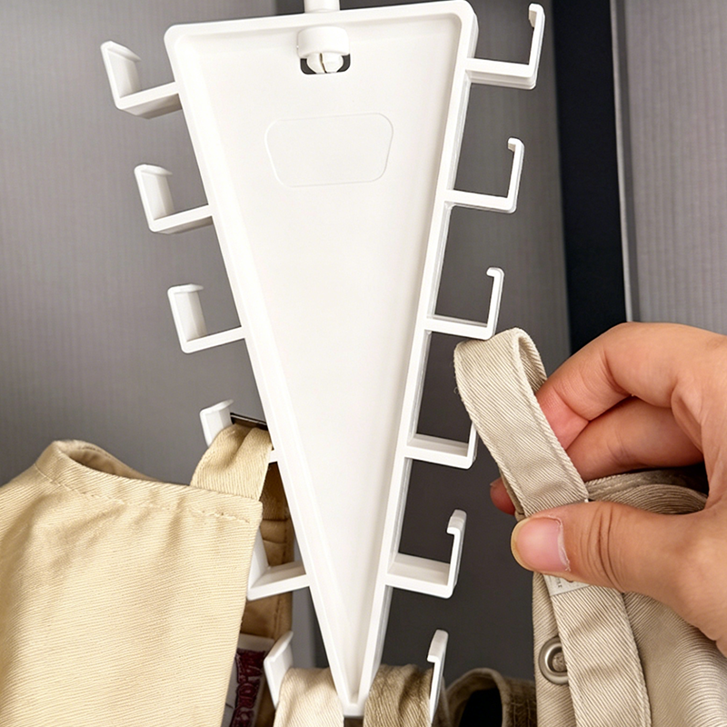 🪝Sonderangebot 50% RABATT!-50% RABATT! 👗Mehrfunktionaler dreieckiger Kleiderschrank-Organizer