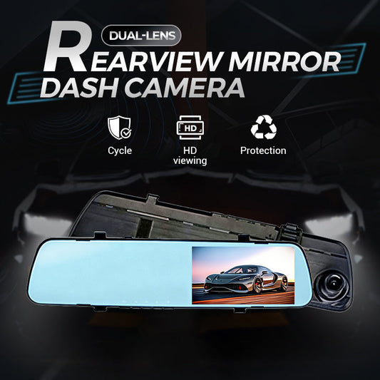 Gluschwein - 📹 🔄 Dual-Lens Rückblickspiegel-Dashcam – Klare Aufnahmen, einfache Montage 🚗 ✨