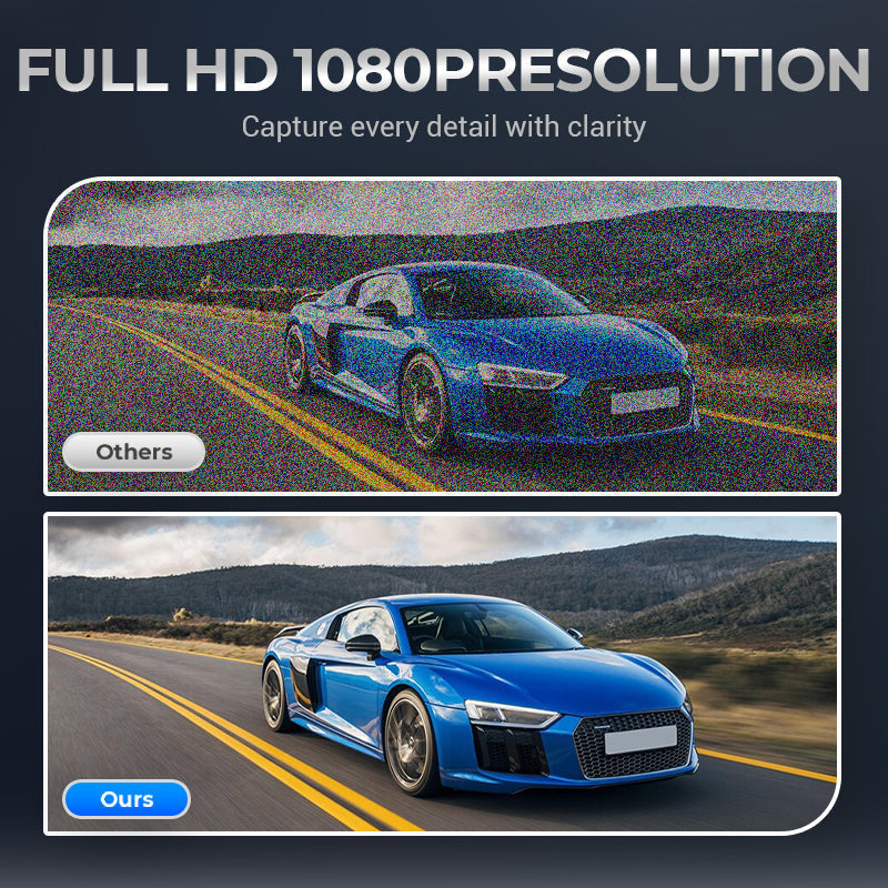 📹 🔄 Dual-Lens Rückblickspiegel-Dashcam – Klare Aufnahmen, einfache Montage 🚗 ✨
