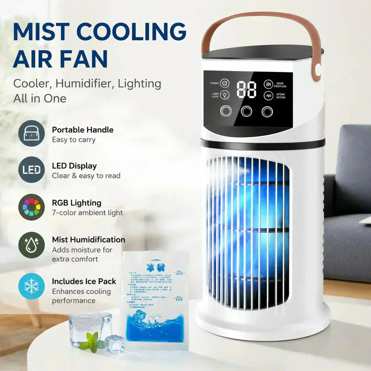 📢📢 50 % RABATT ❄️Der leise USB-Wasserkühler mit 9 Stufen & RGB-Beleuchtung Nur für kurze Zeit – Sommerangebot☀️