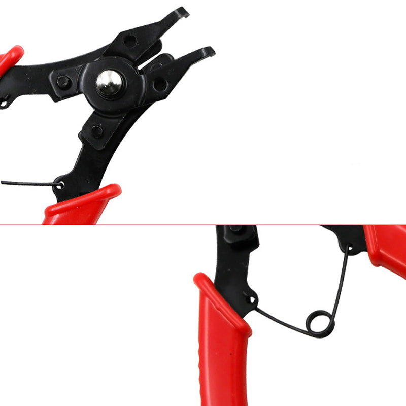 🔧 4-in-1 Sicherungsringzangen-Set – für Innen- & Außenringe, kompakt & langlebig 🛠️