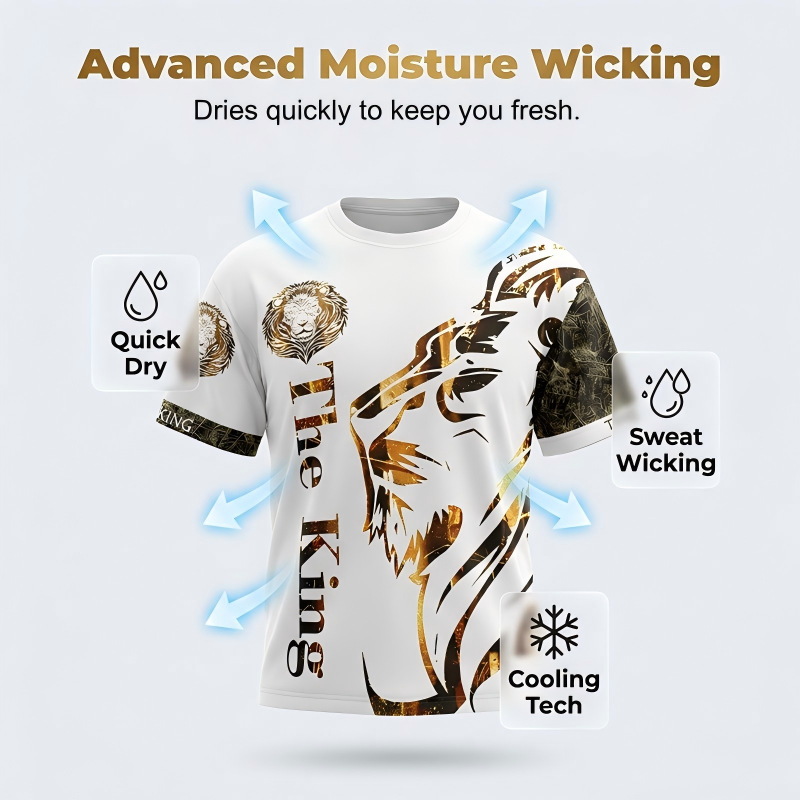 Gluschwein - 👕 50% RABATT! 🦁 2-teiliges Freizeit-Set für Herren – Mit Löwen-Print & atmungsaktivem Oberteil – Bequeme Shorts, vielseitig für Sommer, Strand oder Alltag – lässiger 2-in-1 Look ☀️✨