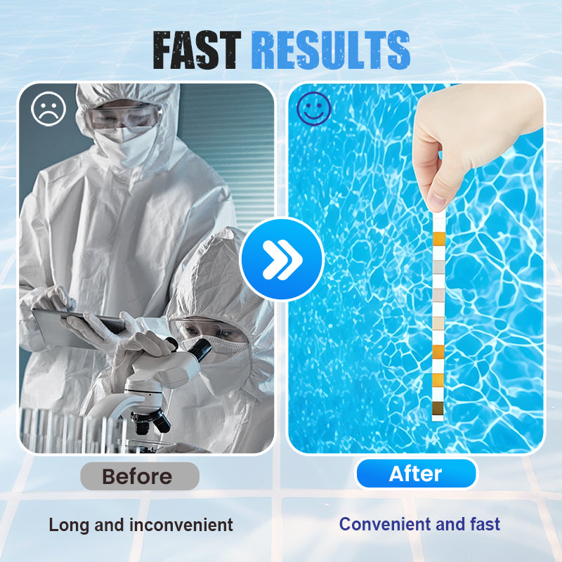 Schwimmbad-Teststreifen