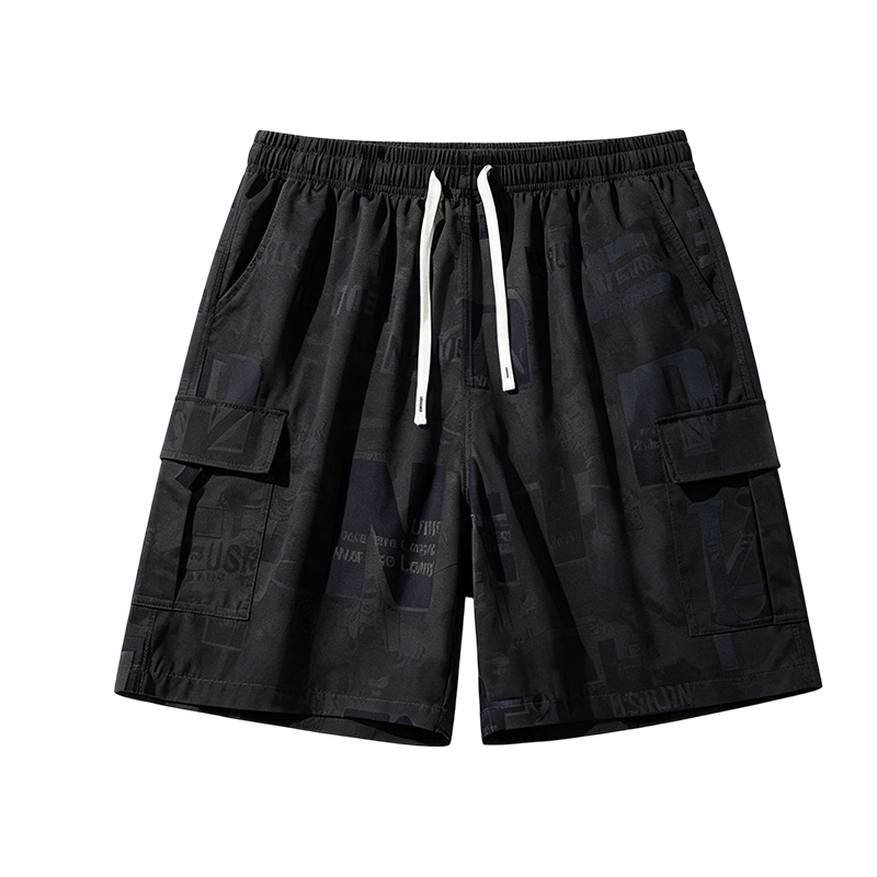🔥🩳 50% RABATT! Men's Casual Graphic Print Drawstring Shorts – auffälliges Design, perfekte Passform. ✨💪