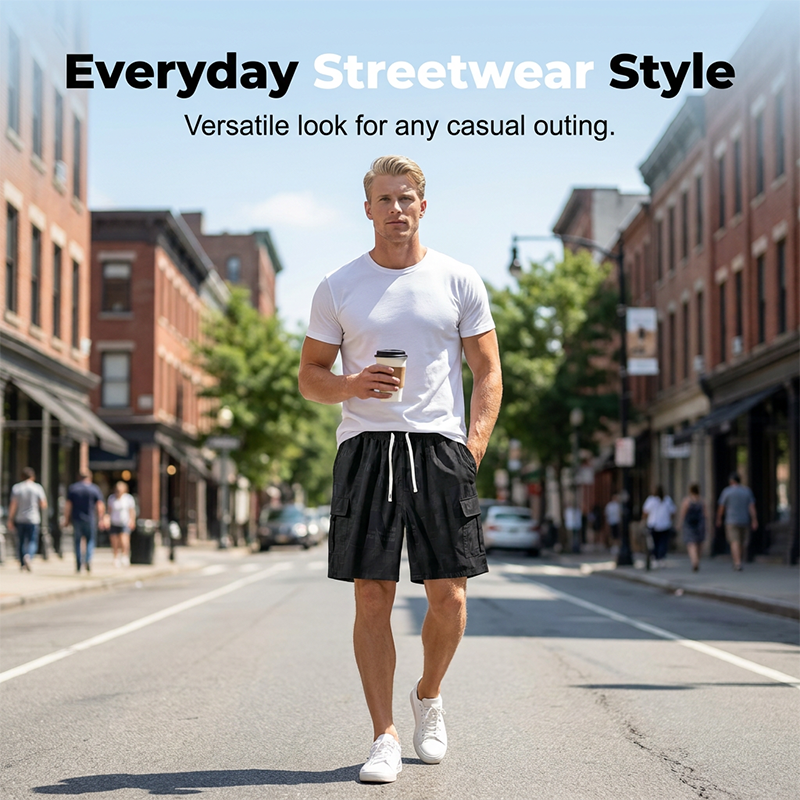 🔥🩳 50% RABATT! Men's Casual Graphic Print Drawstring Shorts – auffälliges Design, perfekte Passform. ✨💪