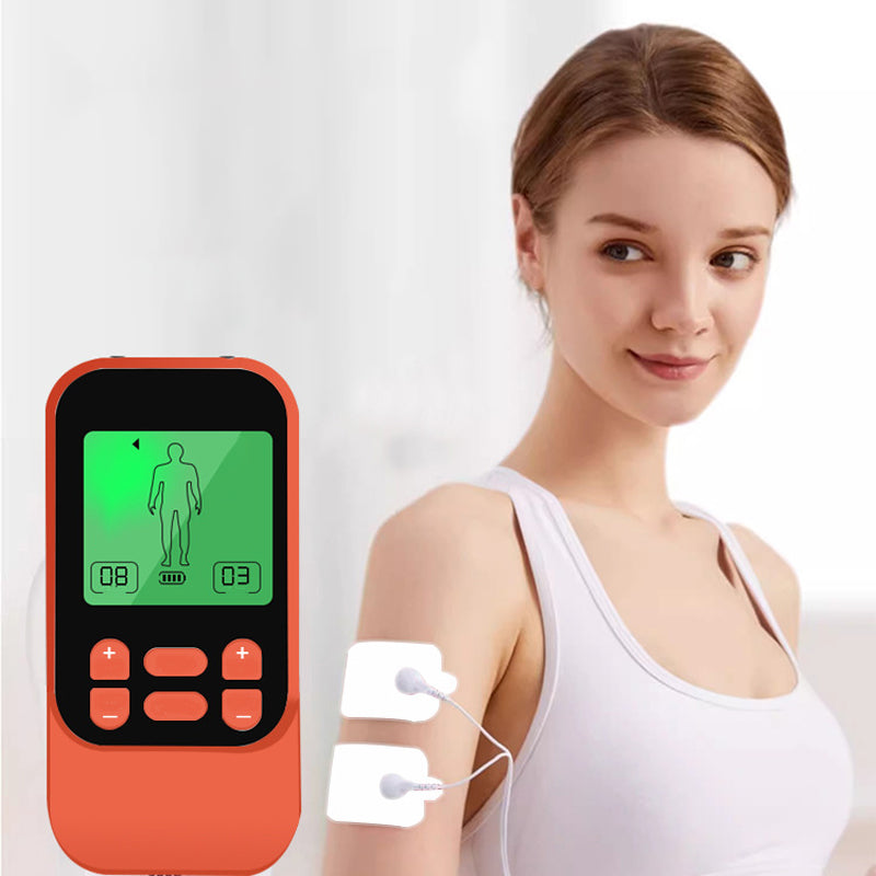 Gluschwein - ⚡💪 50% RABATT! Muskelstimulator mit 10 Modi, 2 Kanälen & 30 Intensitätsstufen – Kompakt, wiederaufladbar, für Rücken, Nacken & Schultern, inkl. 4 Elektrodenpads ✨
