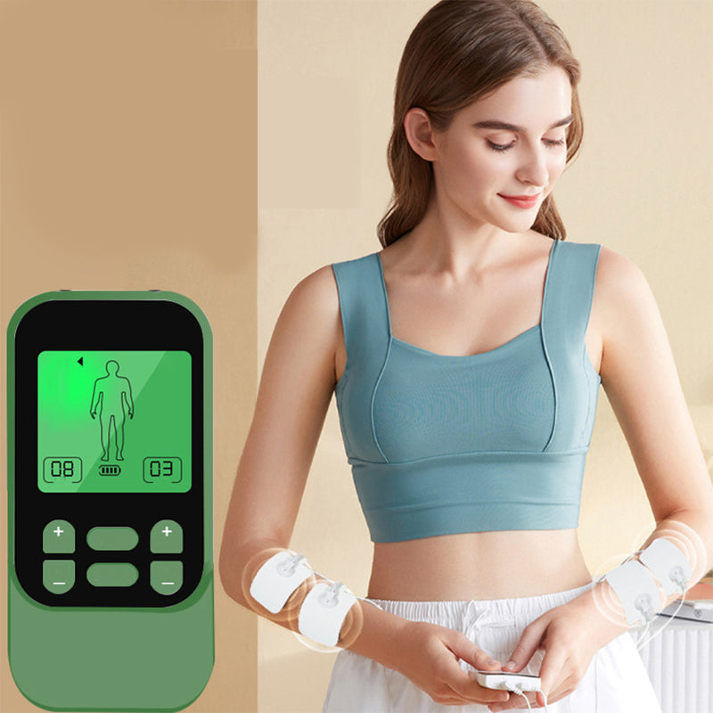 Gluschwein - ⚡💪 50% RABATT! Muskelstimulator mit 10 Modi, 2 Kanälen & 30 Intensitätsstufen – Kompakt, wiederaufladbar, für Rücken, Nacken & Schultern, inkl. 4 Elektrodenpads ✨
