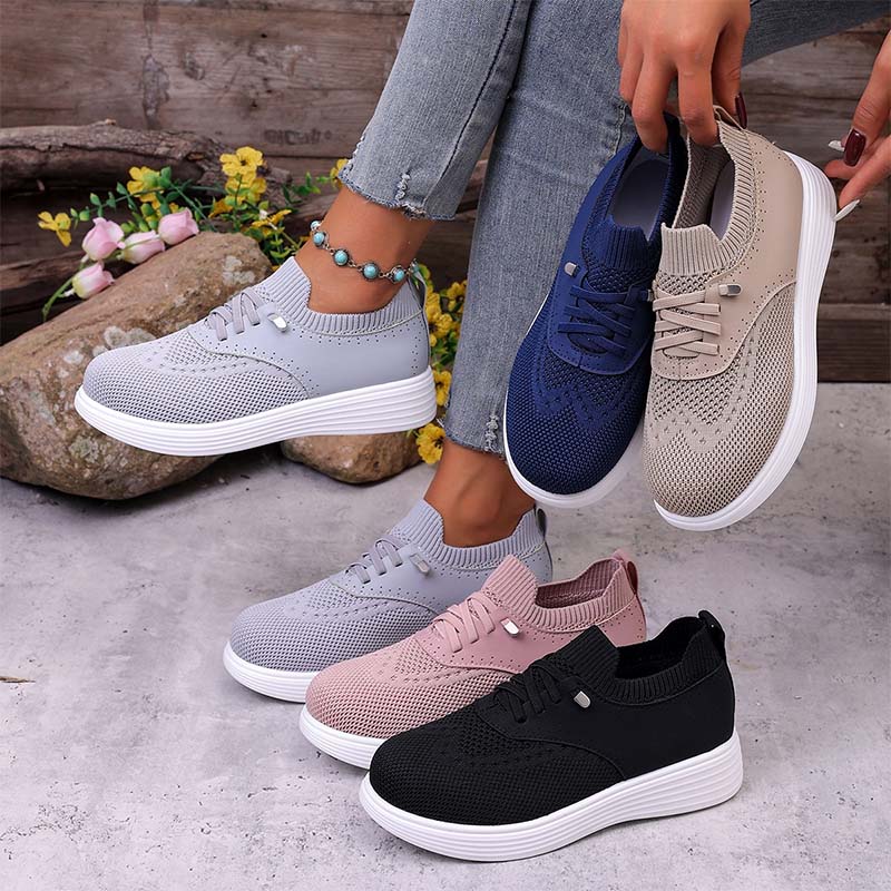 👟 Damen atmungsaktive Mesh-Slip-On-Walking-Schuhe – leicht, bequem & flexibel – perfekt für lange Spaziergänge, Alltag & Reisen