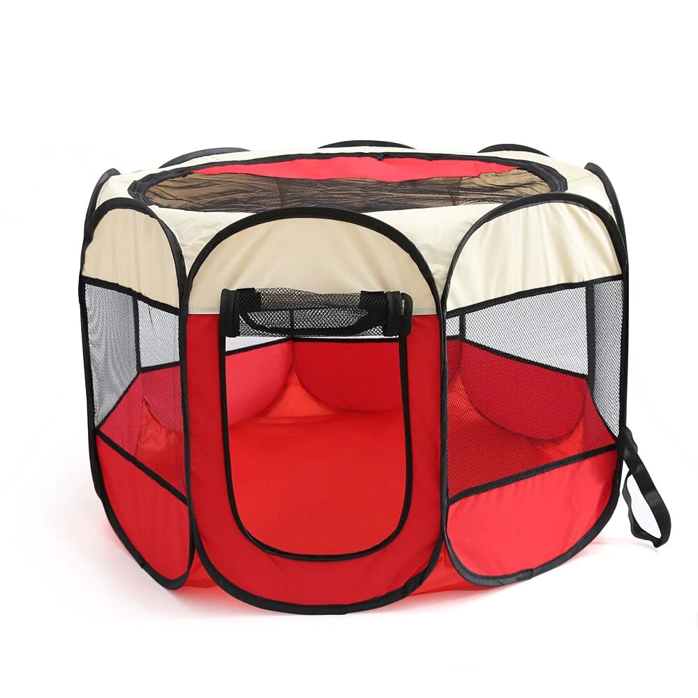 🐾 NUR FÜR BEGRENZTE ZEIT: 50 % RABATT! ✨ Tragbarer Sommer-Laufstall für Haustiere – Leicht, zusammenklappbar, sicherer Spaß im Freien 🏕️