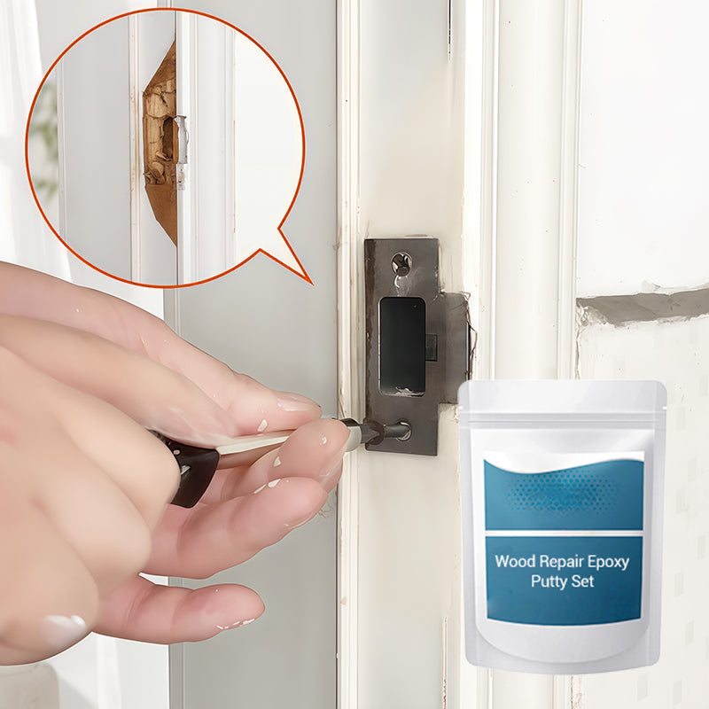 🛠️ KAUF 2 ERHALTE 1 GRATIS! ✨ Holzreparatur-Epoxidspachtel-Set – Hochfest & formbar – Schleifbar, ideal für Möbel, Böden oder Bastelprojekte – färbbar und wasserfest 🌲