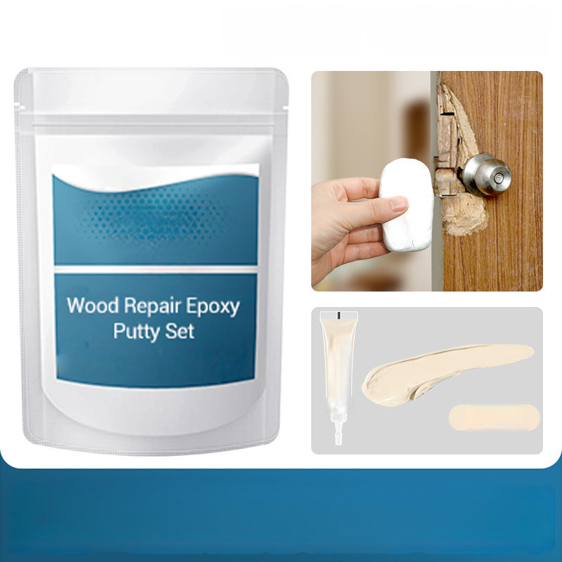 🛠️ KAUF 2 ERHALTE 1 GRATIS! ✨ Holzreparatur-Epoxidspachtel-Set – Hochfest & formbar – Schleifbar, ideal für Möbel, Böden oder Bastelprojekte – färbbar und wasserfest 🌲
