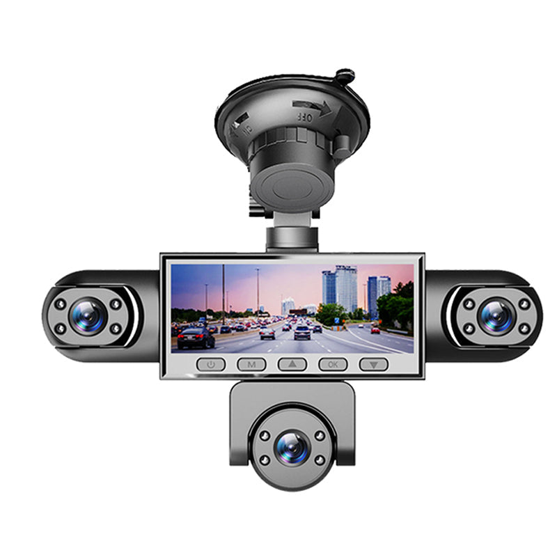 🚗📹 HD 1080P Multi-Lens Dash Cam with Night Vision – 50% RABATT! Mehrere Linsen, klare Sicht bei Tag & Nacht. 🔥✨