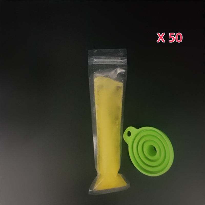 Disposable Ice Popsicle Mold Bags