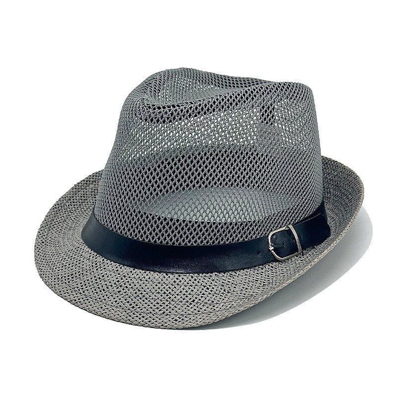 ⏳Nur für kurze Zeit 50 % Rabatt⏰Sommer-Strohhut Fedora mit stylischem Schnallenband🎩