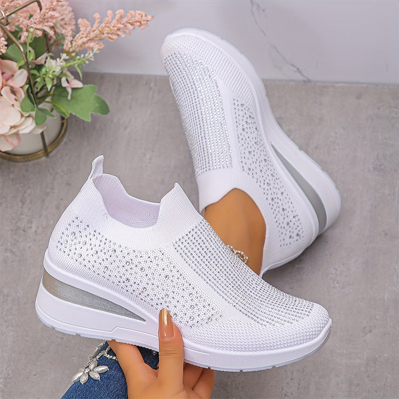 👟 Damen atmungsaktive Knit-Walking-Schuhe – leicht, flexibel & bequem – perfekt für lange Spaziergänge, Alltag & Reisen