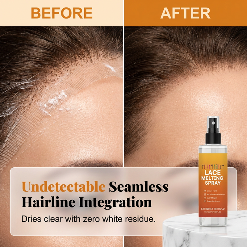 🔥50% RABATT! 👵❤️🌪️Ihre Perücke sitzt bombenfest, selbst bei stürmischem Wetter! Dieses Lace-Melting-Spray lässt den Haaransatz verschwinden, als wäre es Ihr eigener – niemand sieht es, alle glauben es!