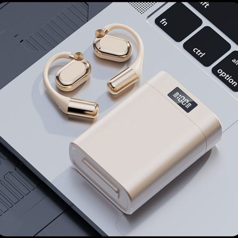 Gluschwein - 🎧 50 % Rabatt – Kabellose Open-Ear-Clip-Kopfhörer – leicht, komfortabel & mit langer Akkulaufzeit – ideal für Sport & Alltag 🏃