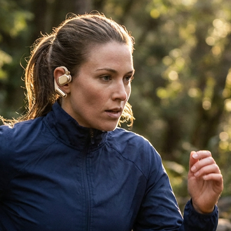Gluschwein - 🎧 50 % Rabatt – Kabellose Open-Ear-Clip-Kopfhörer – leicht, komfortabel & mit langer Akkulaufzeit – ideal für Sport & Alltag 🏃