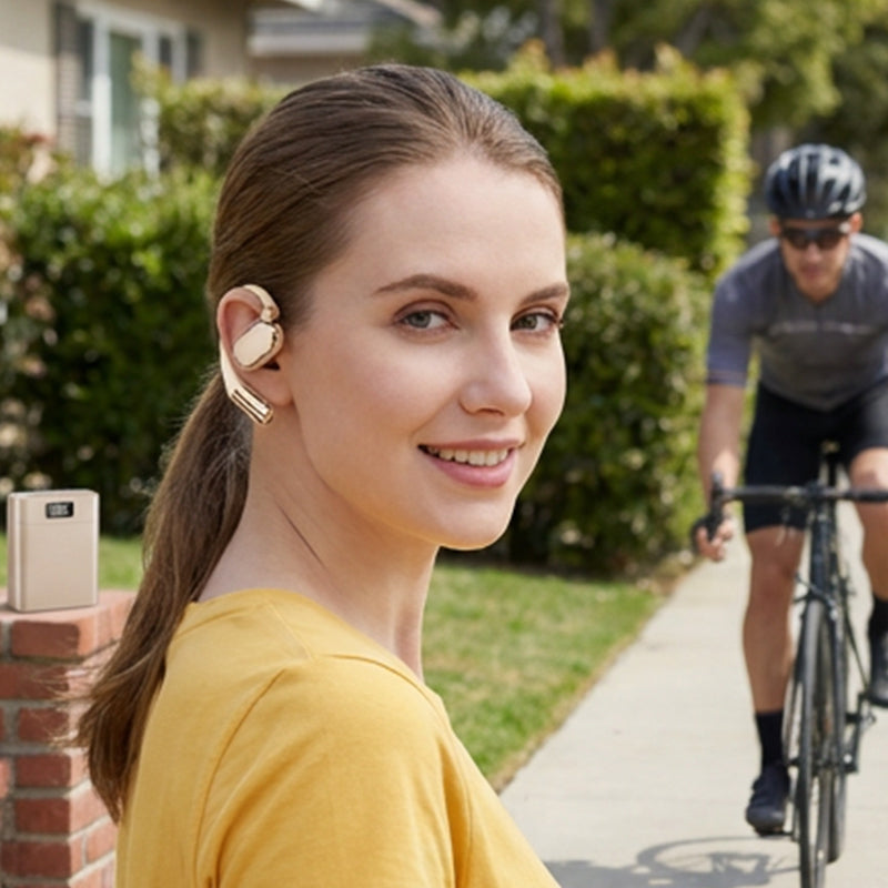 Gluschwein - 🎧 50 % Rabatt – Kabellose Open-Ear-Clip-Kopfhörer – leicht, komfortabel & mit langer Akkulaufzeit – ideal für Sport & Alltag 🏃