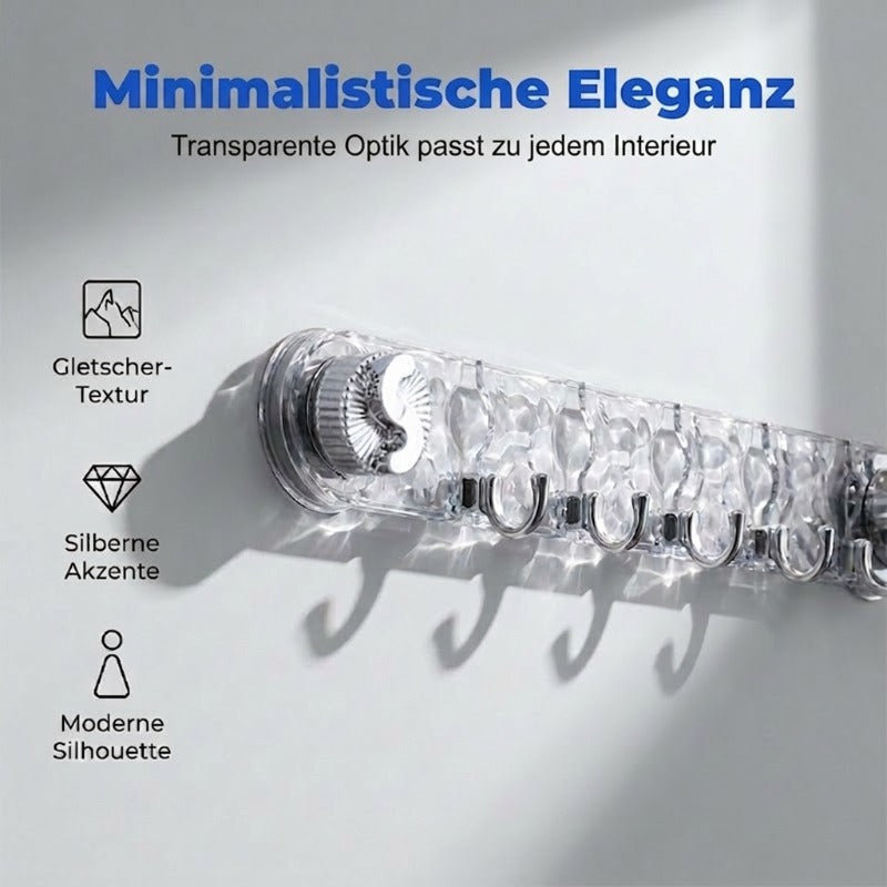 🔥Solange der Vorrat reicht 40 % Rabatt!🎉Minimalistische Hakenleiste mit Saugnapf