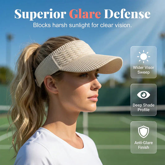 Gluschwein - 🧢☀️ Blitzangebot: 50 % Rabatt! Atmungsaktive Damen-Mesh-Kappe mit Schirm – Breiter 10-cm-Schirm, UV-Schutz, 6 Farben, Leichtgewicht (80 g), Tennis, Strand, Sport ✨