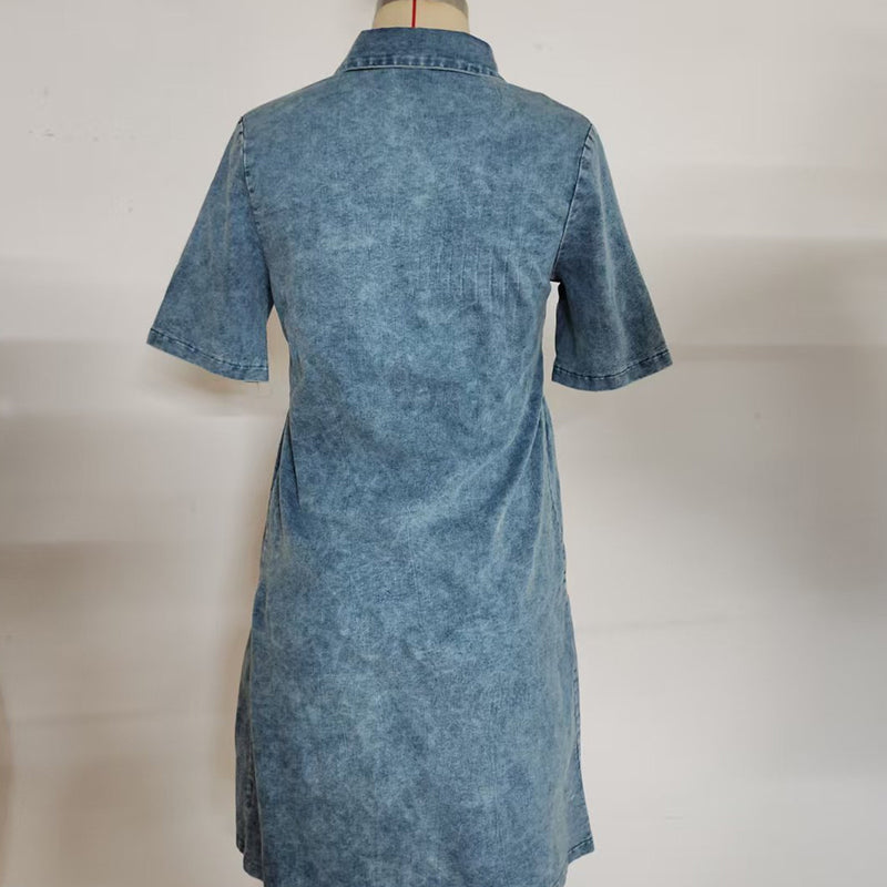 Elegantes Sommer-Jeanskleid für Damen
