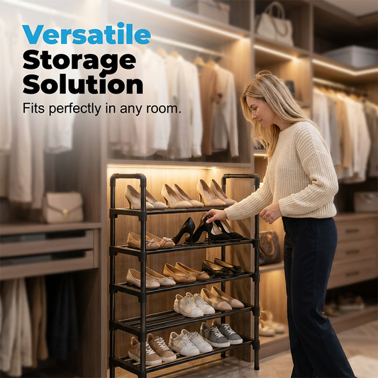 Gluschwein - 🛍️ 50 % Rabatt – Vielseitiger, staubgeschützter Schuhregal – mehrstufiges Design für Zuhause, Schlafsaal oder Eingangsbereich 👟