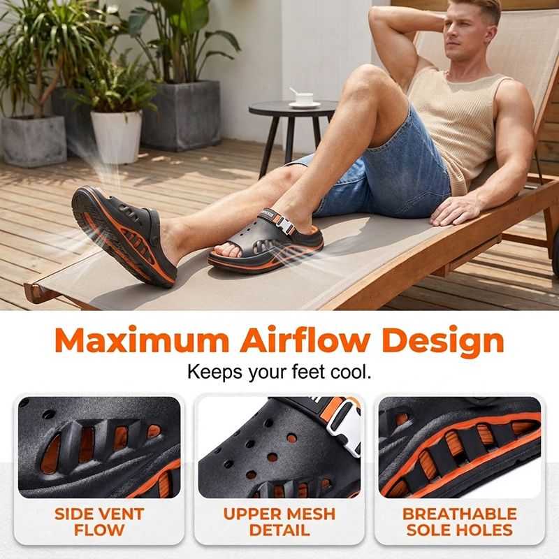 👟 💨 Herren Sandalen mit dicker Sohle & atmungsaktivem Design – Bequem, robust & ideal für warme Tage ☀️ ✨