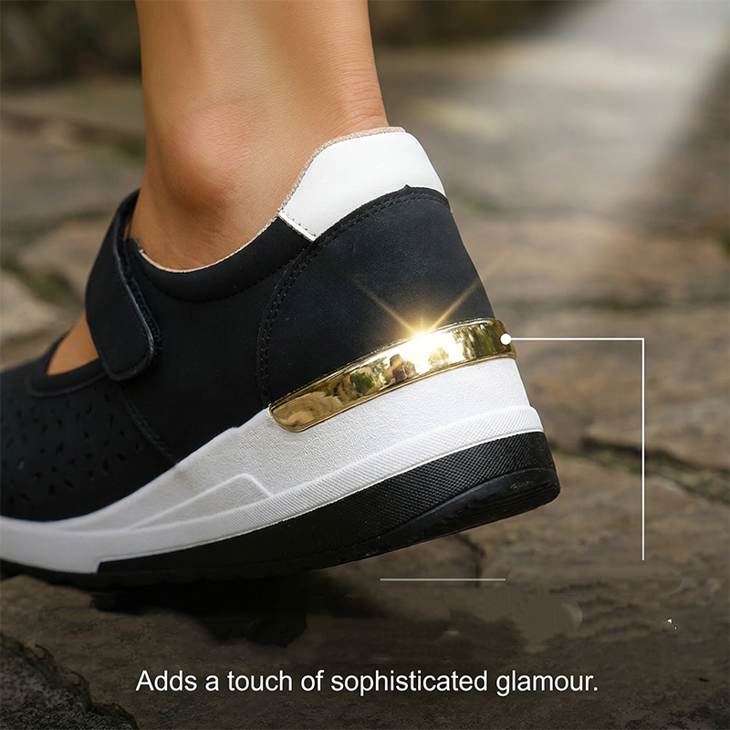 ✨ 50% schnappen! Damen atmungsaktive Plateauschuhe mit Cutout
