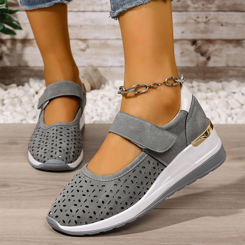 ✨ 50% schnappen! Damen atmungsaktive Plateauschuhe mit Cutout