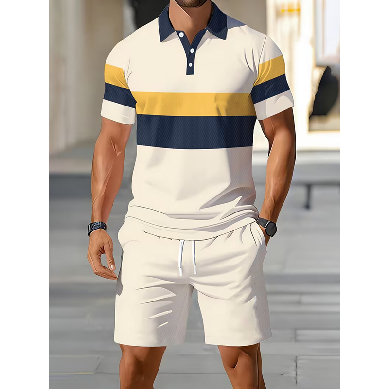 Gluschwein - 👕 2-teiliges Hemd- & Shorts-Set für Herren – bequem, atmungsaktiv & vielseitig für Sommer, Freizeit & Reisen ☀️🩳