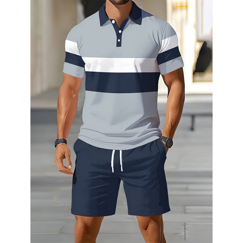 Gluschwein - 👕 2-teiliges Hemd- & Shorts-Set für Herren – bequem, atmungsaktiv & vielseitig für Sommer, Freizeit & Reisen ☀️🩳
