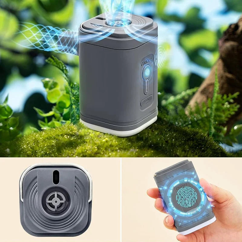 Gluschwein - 🏕️ Wiederaufladbare Camping-Luftpumpe – LED-Licht, schnelles Aufpumpen, kompakt – Zahlung per Nachnahme 🔋