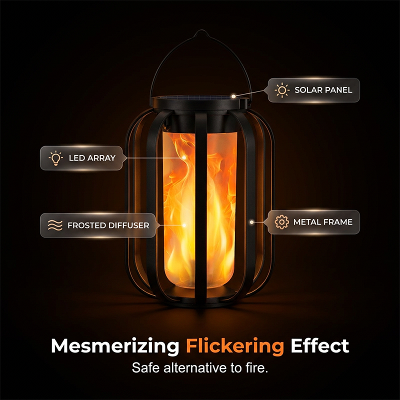 🏮 JETZT 50% RABATT! ☀️ Solar-Flackerflammen-Laterne – Wasserdicht & automatisch – Realistisches warmes Licht, perfekt für Terrassen, Gärten oder Wege – kein Kabel nötig 🌙