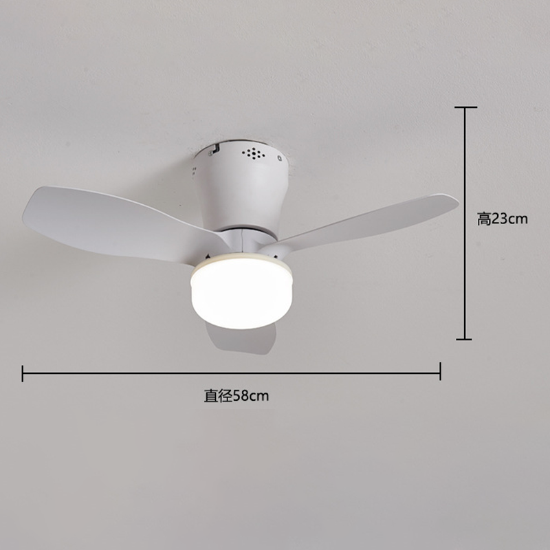 Deckenventilator mit LED-Licht und Fernbedienung
