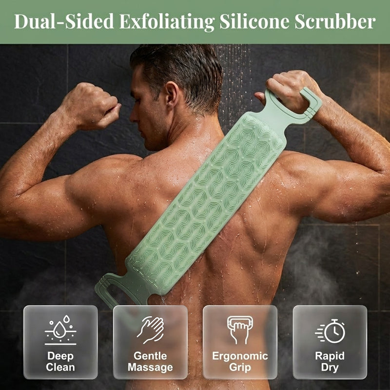 Deep Cleansing Silicone Back Scrubber