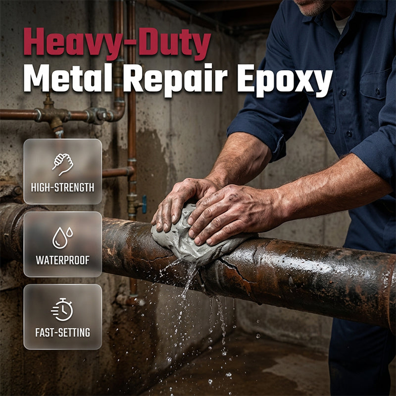 📢📢Buy 2 Get 1 Free !! ⏰Heavy-Duty Metal Repair Epoxy