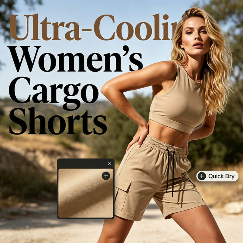 Gluschwein - 🩳🔥Damen Cargo-Shorts mit elastischem Bund und Taschen✨