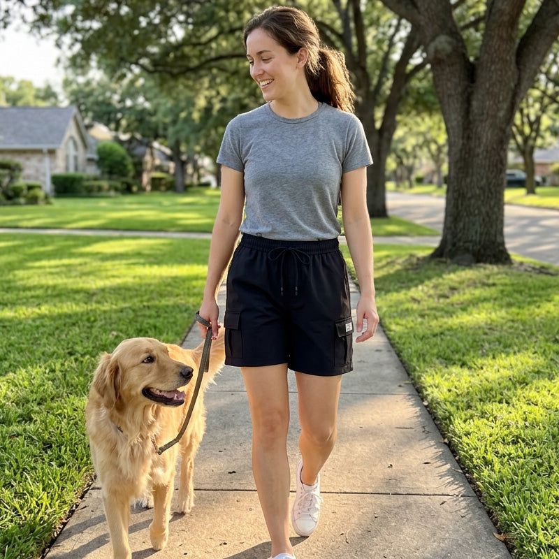 Gluschwein - 🩳🔥Damen Cargo-Shorts mit elastischem Bund und Taschen✨