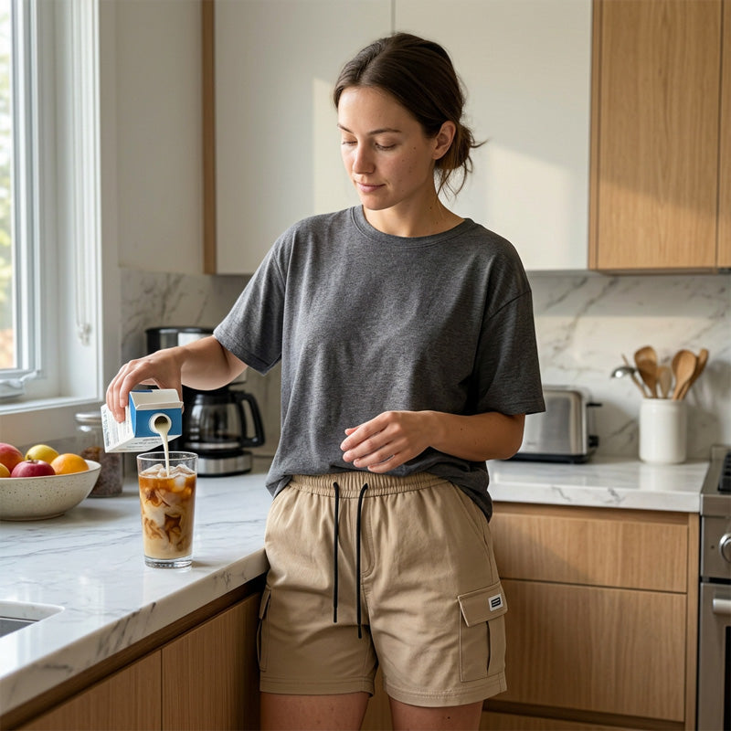 Gluschwein - 🩳🔥Damen Cargo-Shorts mit elastischem Bund und Taschen✨