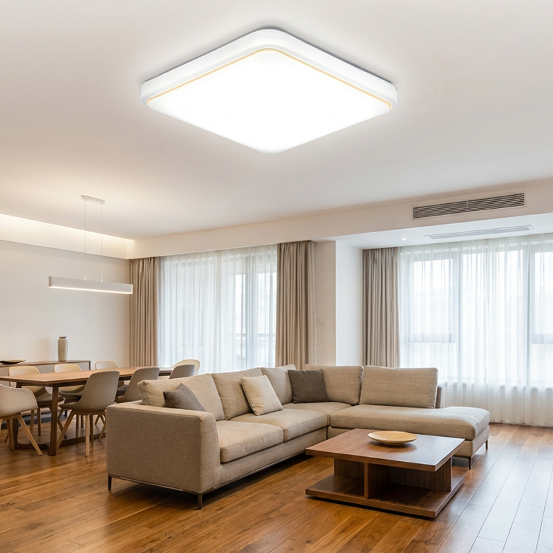 Gluschwein - 💡✨ Moderne quadratische LED-Deckenleuchte – energieeffizient & zeitlos elegant