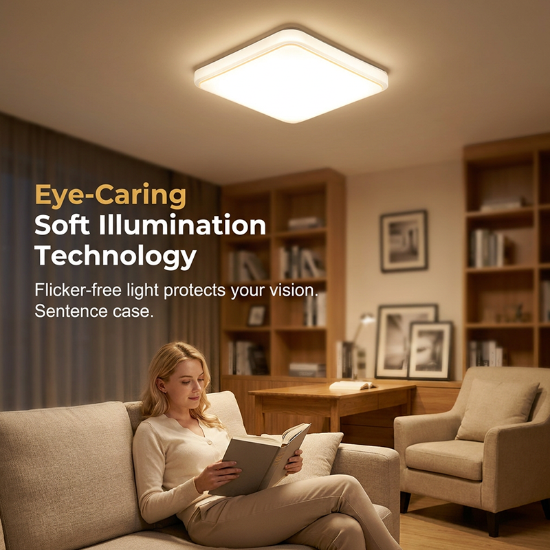 Gluschwein - 💡✨ Moderne quadratische LED-Deckenleuchte – energieeffizient & zeitlos elegant