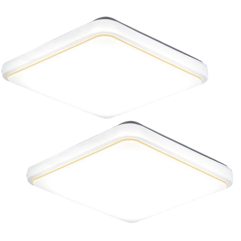 Gluschwein - 💡✨ Moderne quadratische LED-Deckenleuchte – energieeffizient & zeitlos elegant
