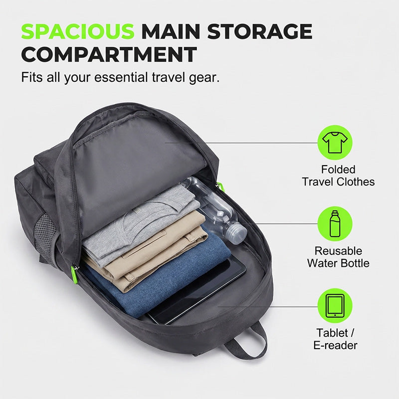 🎒 ✨Foldable Convertible Backpack Tote 3-in-1 Travel Bag – Rucksack, Tasche & Umhängetasche in einem – kompakt, vielseitig & perfekt für Reisen, Alltag & Arbeit