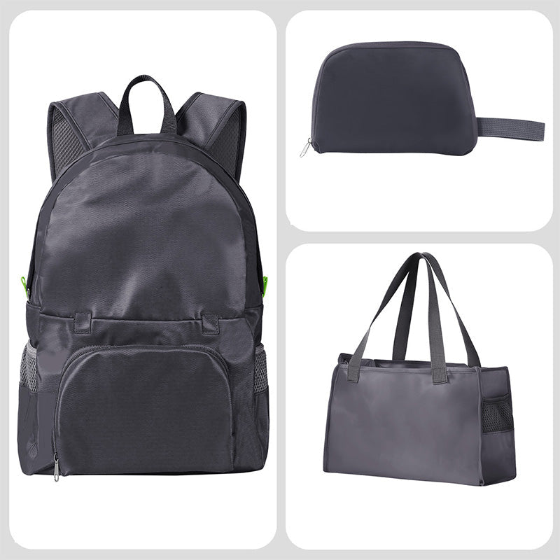 🎒 ✨Foldable Convertible Backpack Tote 3-in-1 Travel Bag – Rucksack, Tasche & Umhängetasche in einem – kompakt, vielseitig & perfekt für Reisen, Alltag & Arbeit